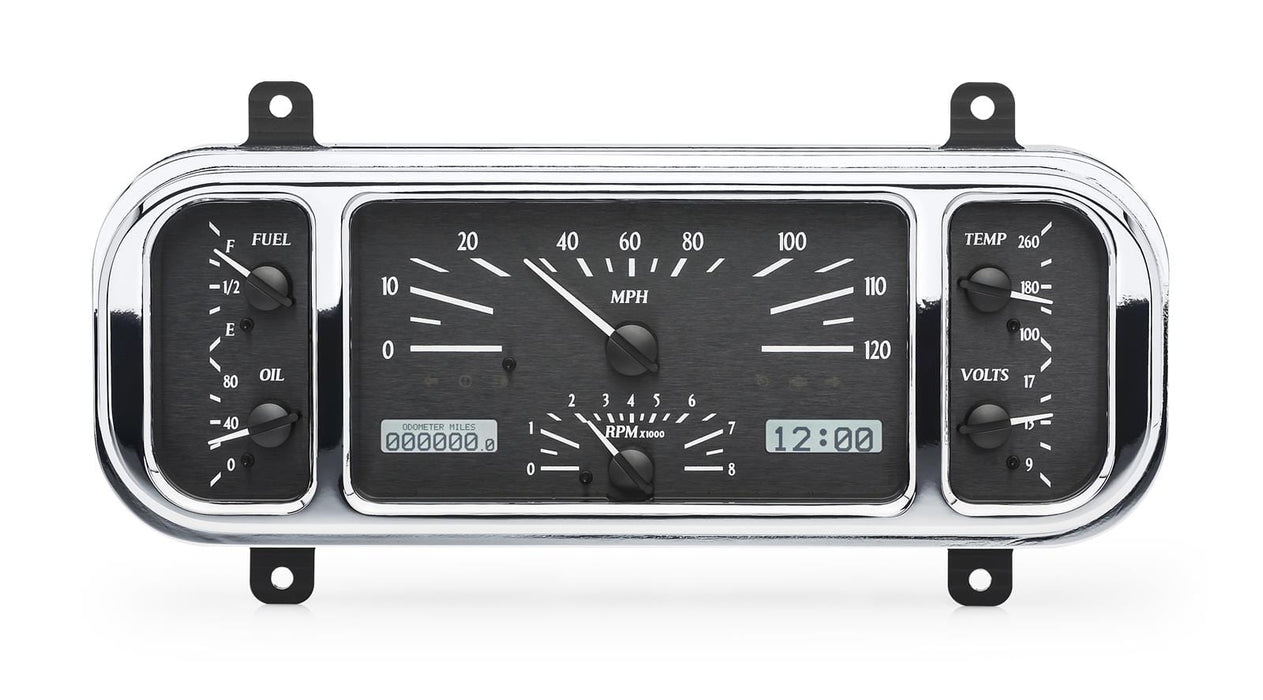 Dakota Digital Dakota Digital Gauges VHX-37C-K-W Autofit