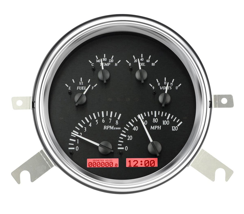 Dakota Digital Dakota Digital Gauges VHX-49C-K-R Autofit