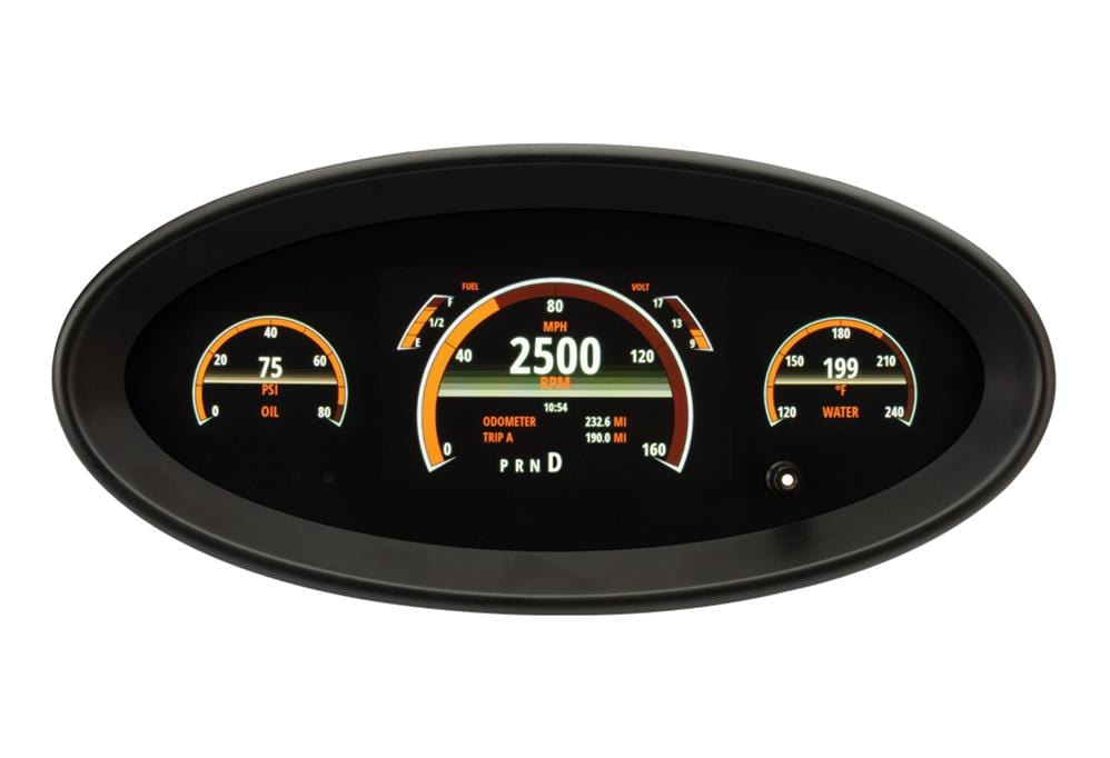 Dakota Digital Dakota Digital GRFX Series Universal Elliptical Digital Gauge Kits GRFX-2017¿¿¿¿¿¿¿ Autofit