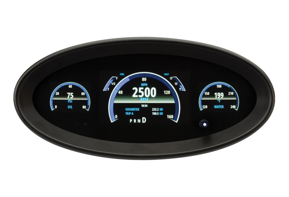 Dakota Digital Dakota Digital GRFX Series Universal Elliptical Digital Gauge Kits GRFX-2017¿¿¿¿¿¿¿ Autofit