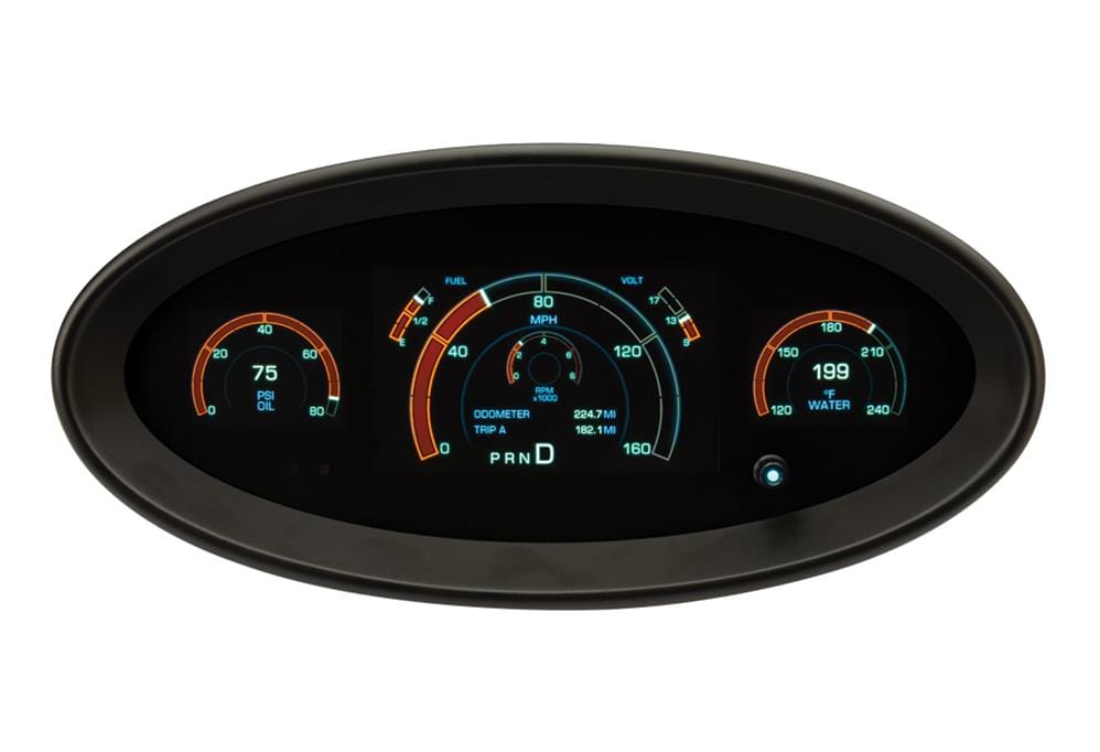 Dakota Digital Dakota Digital GRFX Series Universal Elliptical Digital Gauge Kits GRFX-2017¿¿¿¿¿¿¿ Autofit