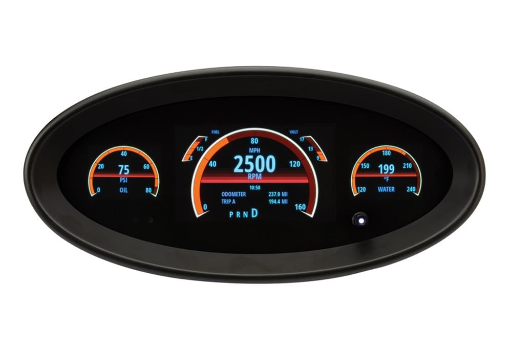 Dakota Digital Dakota Digital GRFX Series Universal Elliptical Digital Gauge Kits GRFX-2017¿¿¿¿¿¿¿ Autofit