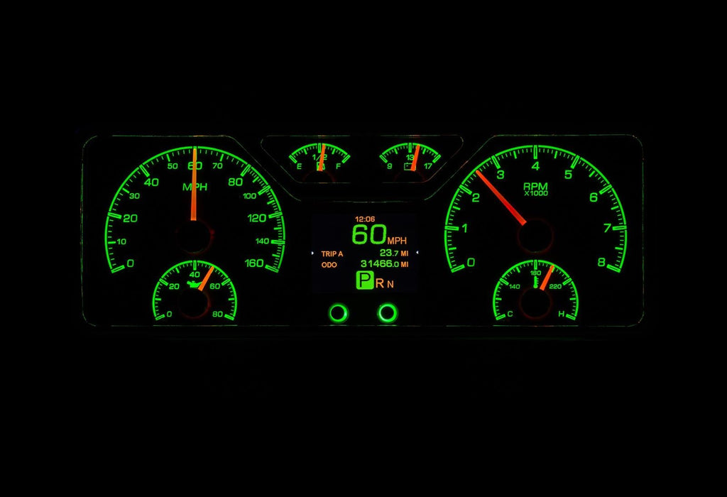 Dakota Digital Dakota Digital HDX Direct-Fit Analog Gauge Systems HDX-40F-K Autofit