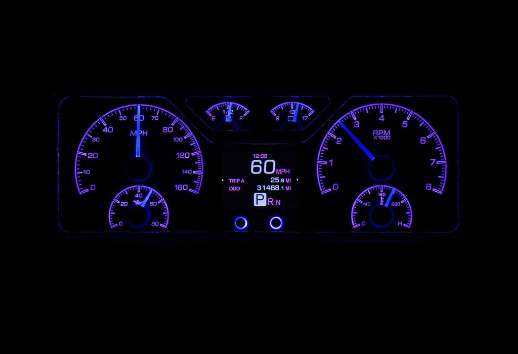 Dakota Digital Dakota Digital HDX Direct-Fit Analog Gauge Systems HDX-40F-K Autofit