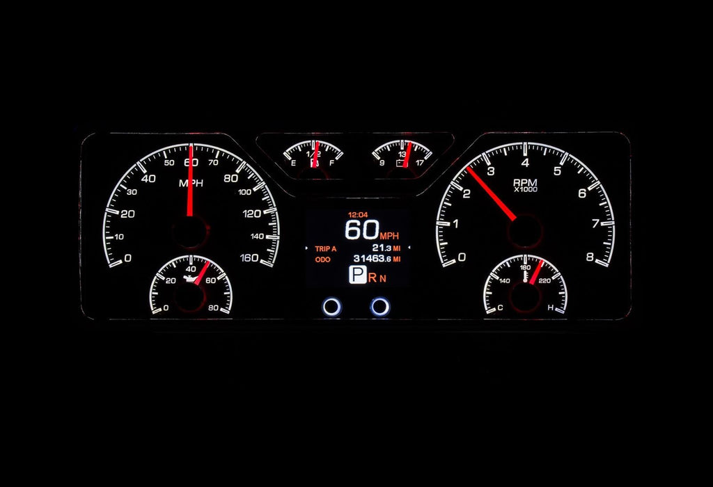 Dakota Digital Dakota Digital HDX Direct-Fit Analog Gauge Systems HDX-40F-K Autofit