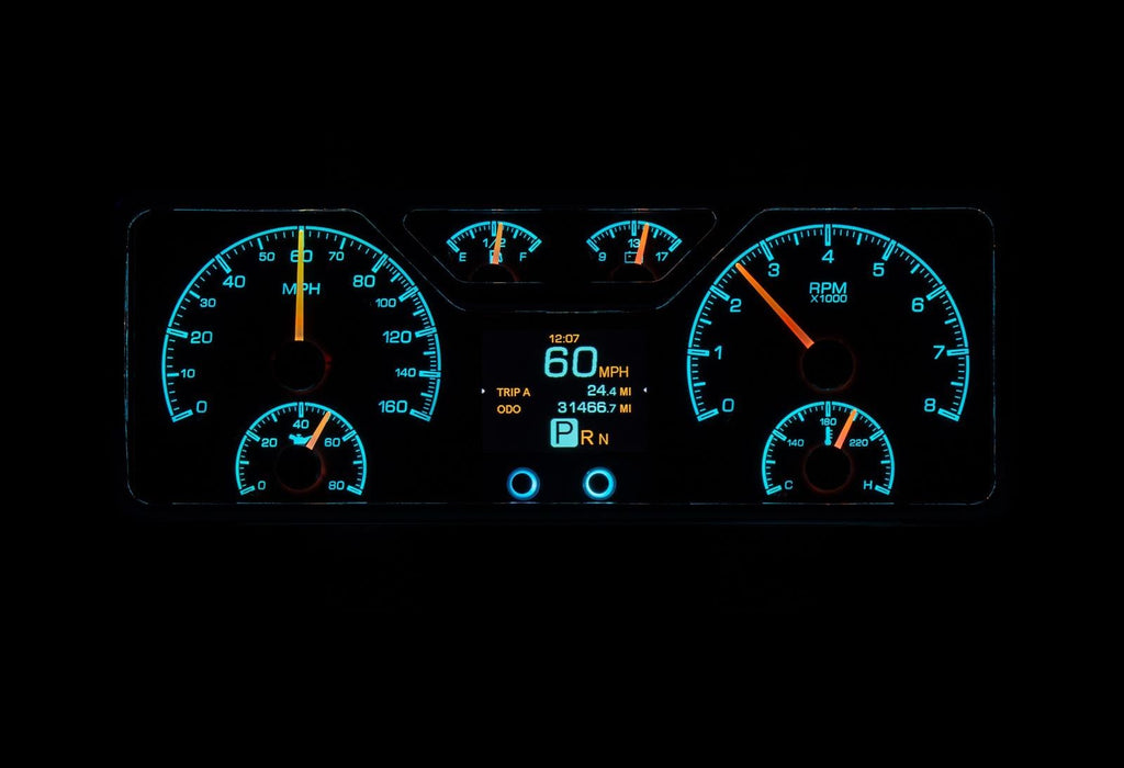 Dakota Digital Dakota Digital HDX Direct-Fit Analog Gauge Systems HDX-40F-K Autofit