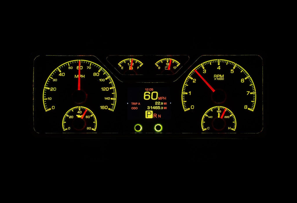 Dakota Digital Dakota Digital HDX Direct-Fit Analog Gauge Systems HDX-40F-K Autofit