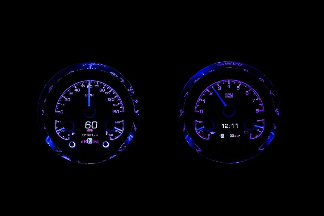 Dakota Digital Dakota Digital HDX Direct-Fit Analog Gauge Systems HDX-54C-PU-S Autofit
