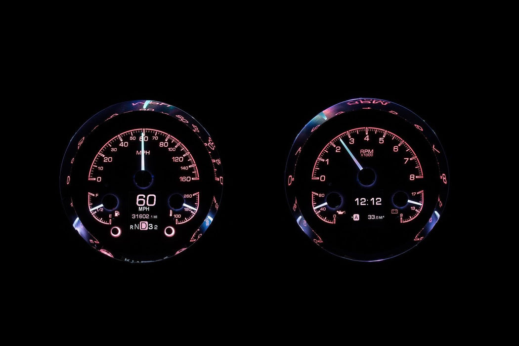 Dakota Digital Dakota Digital HDX Direct-Fit Analog Gauge Systems HDX-54C-PU-S Autofit