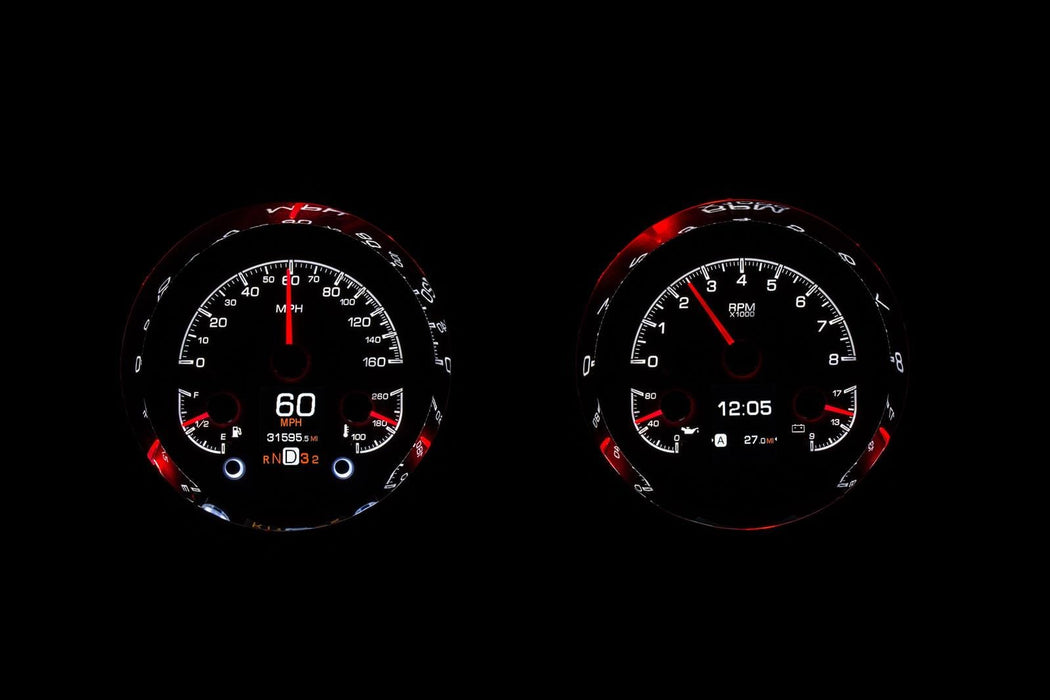 Dakota Digital Dakota Digital HDX Direct-Fit Analog Gauge Systems HDX-54C-PU-S Autofit