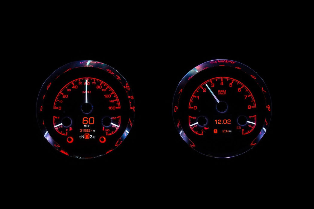 Dakota Digital Dakota Digital HDX Direct-Fit Analog Gauge Systems HDX-54C-PU-S Autofit