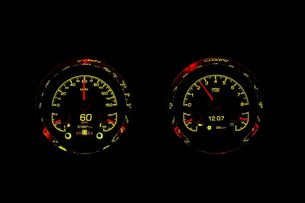Dakota Digital Dakota Digital HDX Direct-Fit Analog Gauge Systems HDX-54C-PU-S Autofit