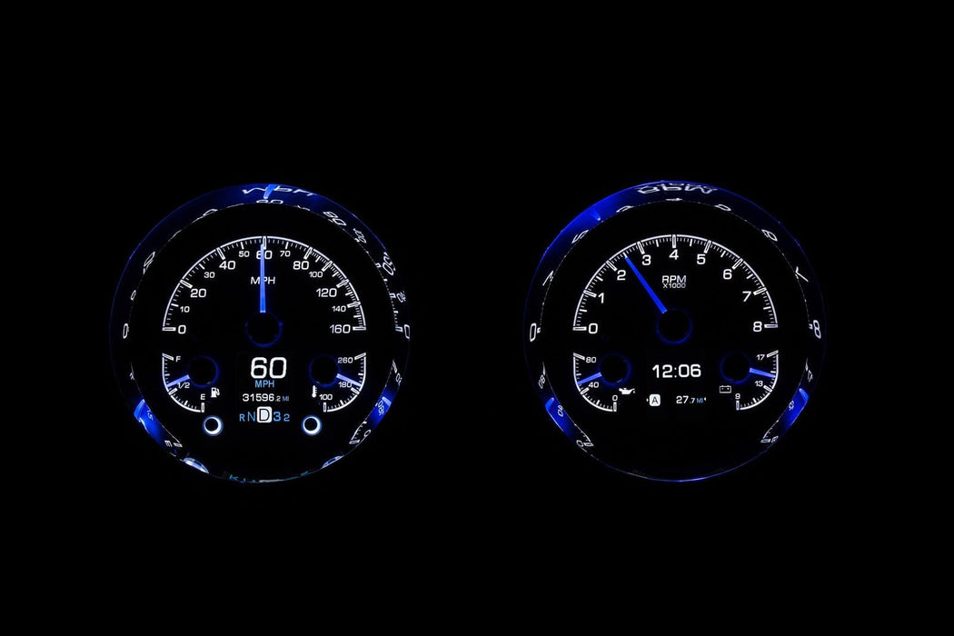 Dakota Digital Dakota Digital HDX Direct-Fit Analog Gauge Systems HDX-54C-PU-S Autofit