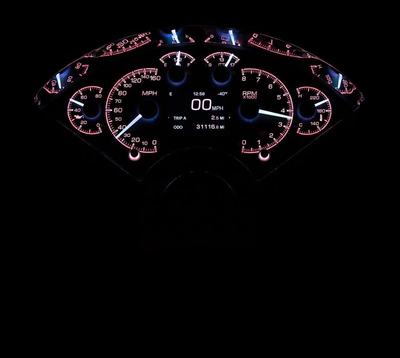 Dakota Digital Dakota Digital HDX Direct-Fit Analog Gauge Systems HDX-55C-S Autofit