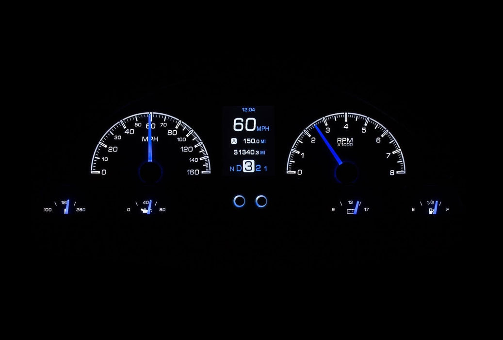 Dakota Digital Dakota Digital HDX Direct-Fit Analog Gauge Systems HDX-56F-PU-K Autofit