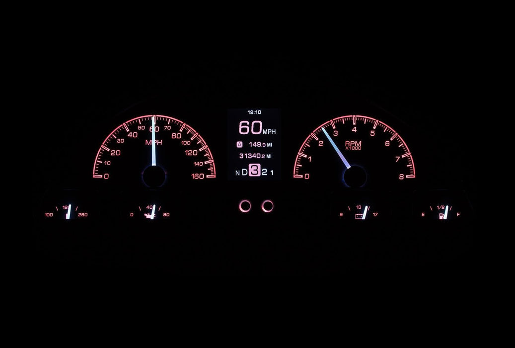 Dakota Digital Dakota Digital HDX Direct-Fit Analog Gauge Systems HDX-56F-PU-K Autofit
