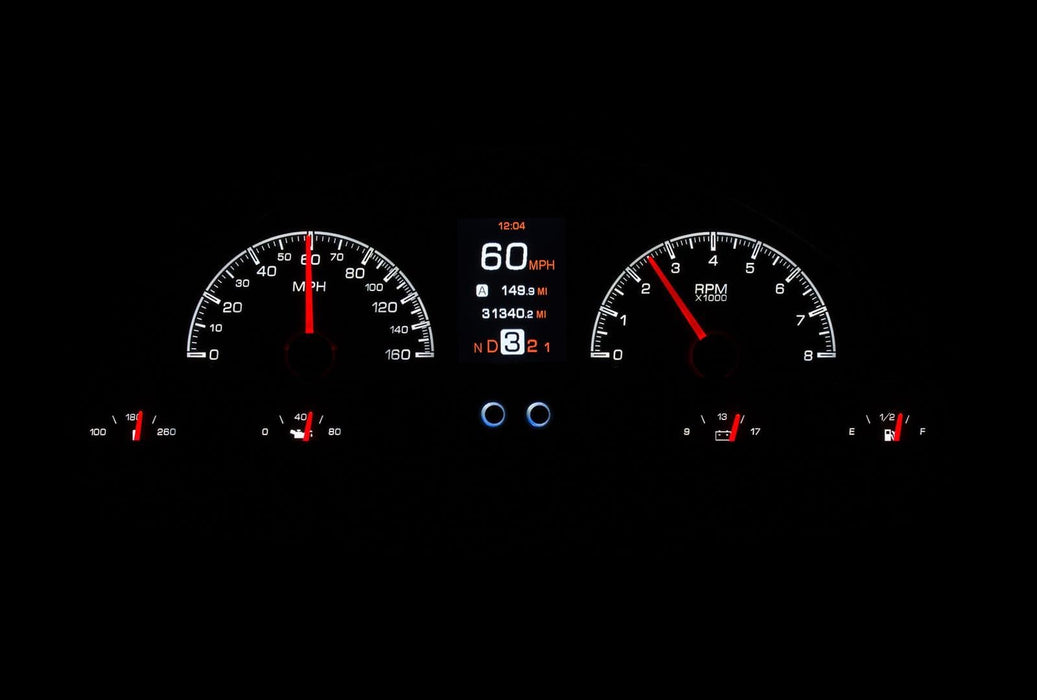 Dakota Digital Dakota Digital HDX Direct-Fit Analog Gauge Systems HDX-56F-PU-K Autofit