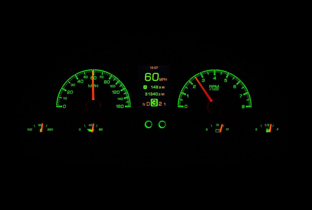 Dakota Digital Dakota Digital HDX Direct-Fit Analog Gauge Systems HDX-56F-PU-S Autofit