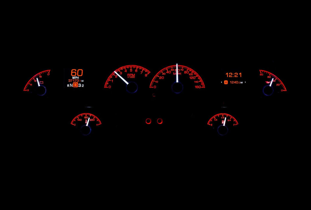 Dakota Digital Dakota Digital HDX Direct-Fit Analog Gauge Systems HDX-58C-IMP-S Autofit