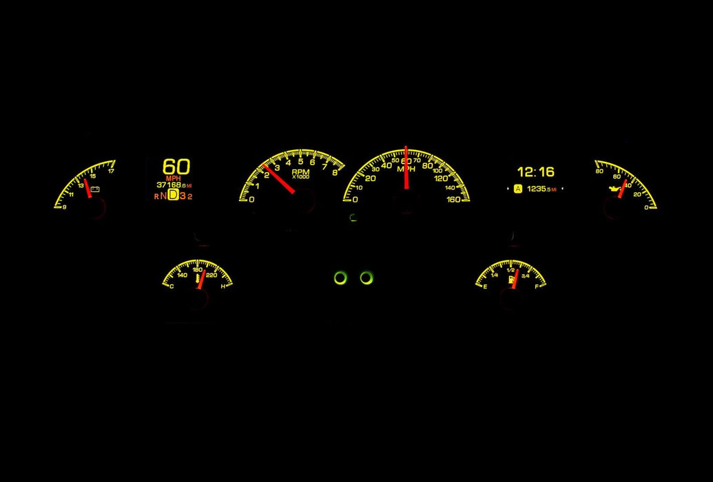 Dakota Digital Dakota Digital HDX Direct-Fit Analog Gauge Systems HDX-58C-IMP-S Autofit