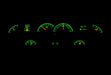 Dakota Digital Dakota Digital HDX Direct-Fit Analog Gauge Systems HDX-58C-IMP-S Autofit