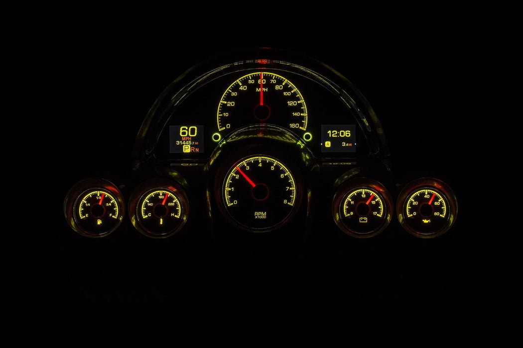 Dakota Digital Dakota Digital HDX Direct-Fit Analog Gauge Systems HDX-58C-VET-K Autofit
