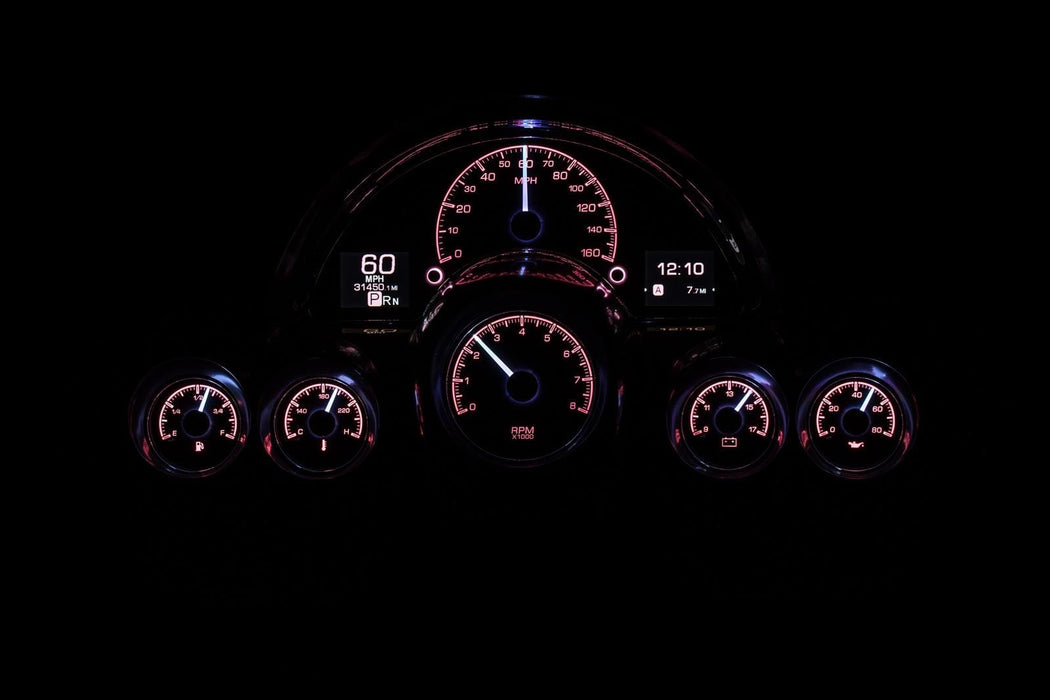 Dakota Digital Dakota Digital HDX Direct-Fit Analog Gauge Systems HDX-58C-VET-S Autofit