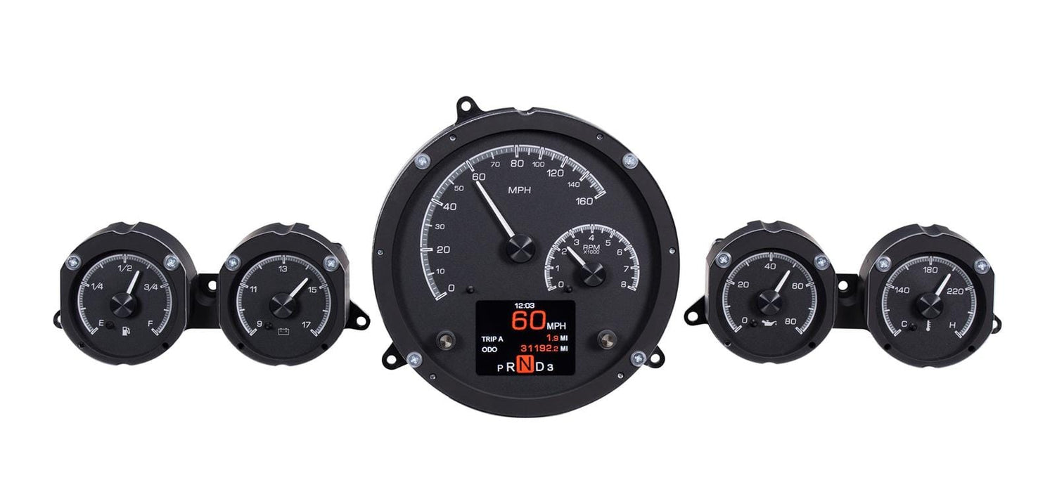 Dakota Digital Dakota Digital HDX Direct-Fit Analog Gauge Systems HDX-59C-IMP-K Autofit