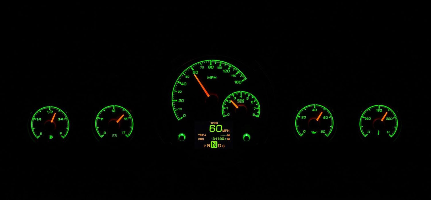 Dakota Digital Dakota Digital HDX Direct-Fit Analog Gauge Systems HDX-59C-IMP-S Autofit