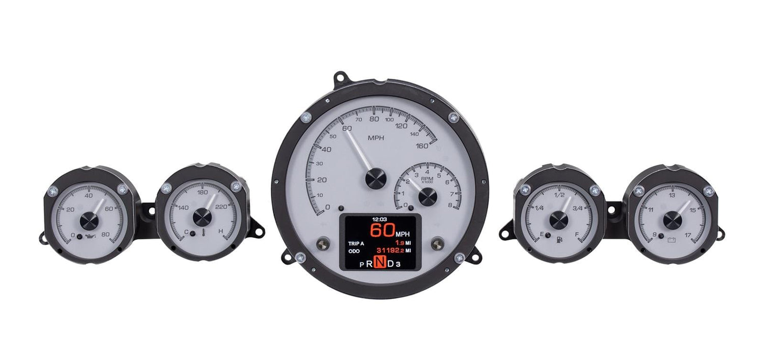 Dakota Digital Dakota Digital HDX Direct-Fit Analog Gauge Systems HDX-59C-IMP-S Autofit