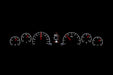 Dakota Digital Dakota Digital HDX Direct-Fit Analog Gauge Systems HDX-60C-PU-K Autofit