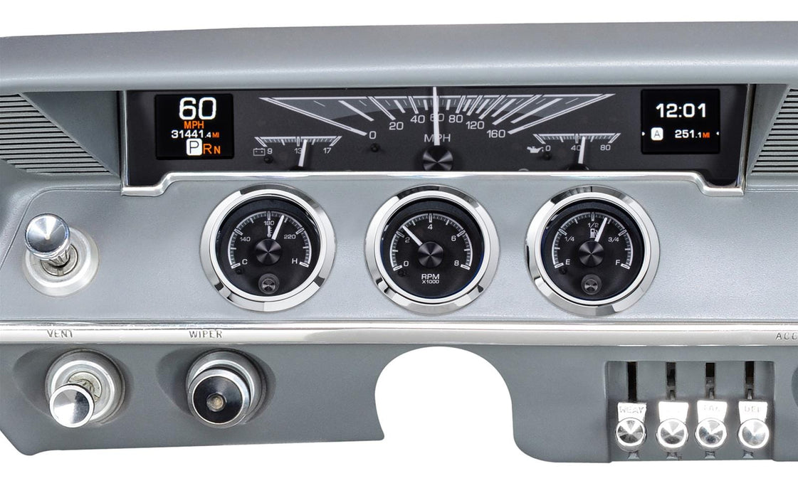 Dakota Digital Dakota Digital HDX Direct-Fit Analog Gauge Systems HDX-61C-IMP-K Autofit