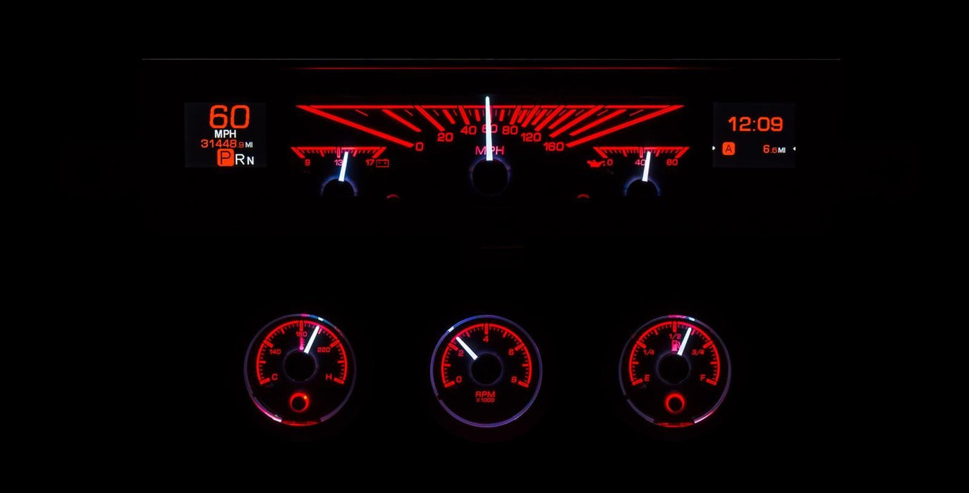 Dakota Digital Dakota Digital HDX Direct-Fit Analog Gauge Systems HDX-61C-IMP-K Autofit