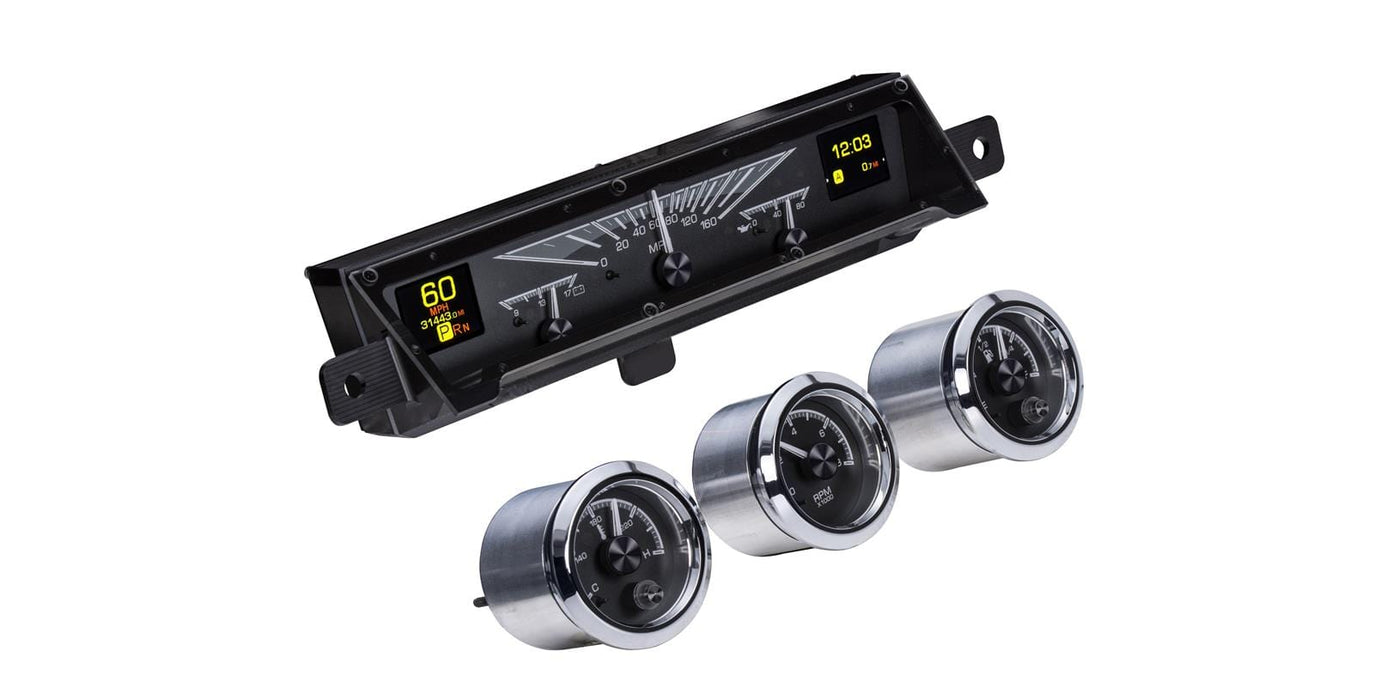 Dakota Digital Dakota Digital HDX Direct-Fit Analog Gauge Systems HDX-61C-IMP-K Autofit