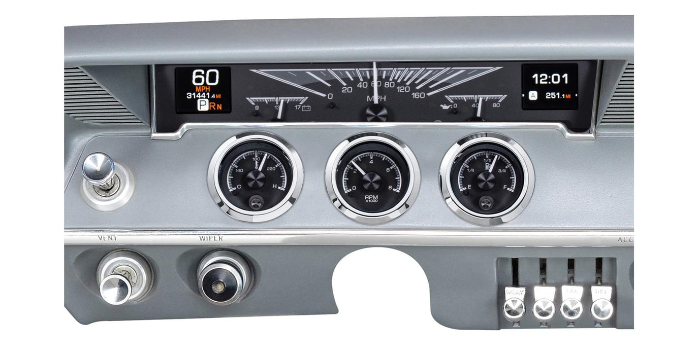 Dakota Digital Dakota Digital HDX Direct-Fit Analog Gauge Systems HDX-61C-IMP-K Autofit