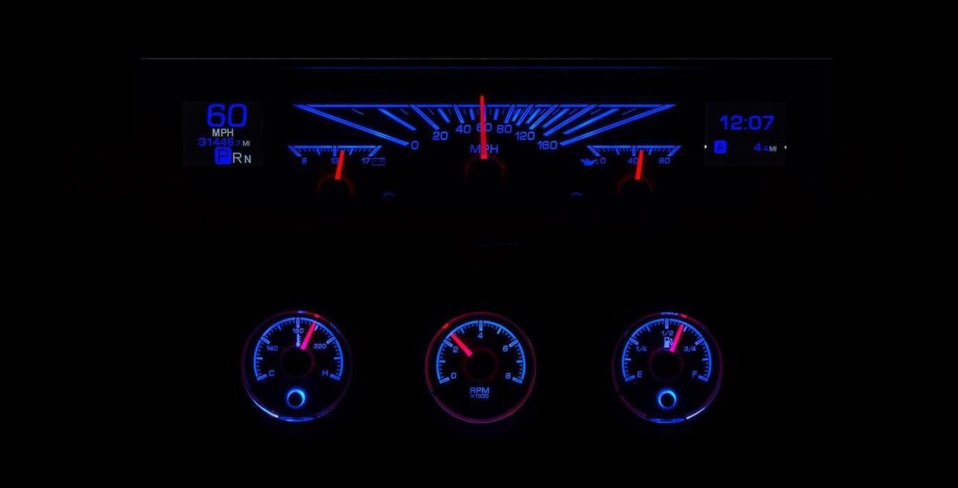 Dakota Digital Dakota Digital HDX Direct-Fit Analog Gauge Systems HDX-61C-IMP-S Autofit