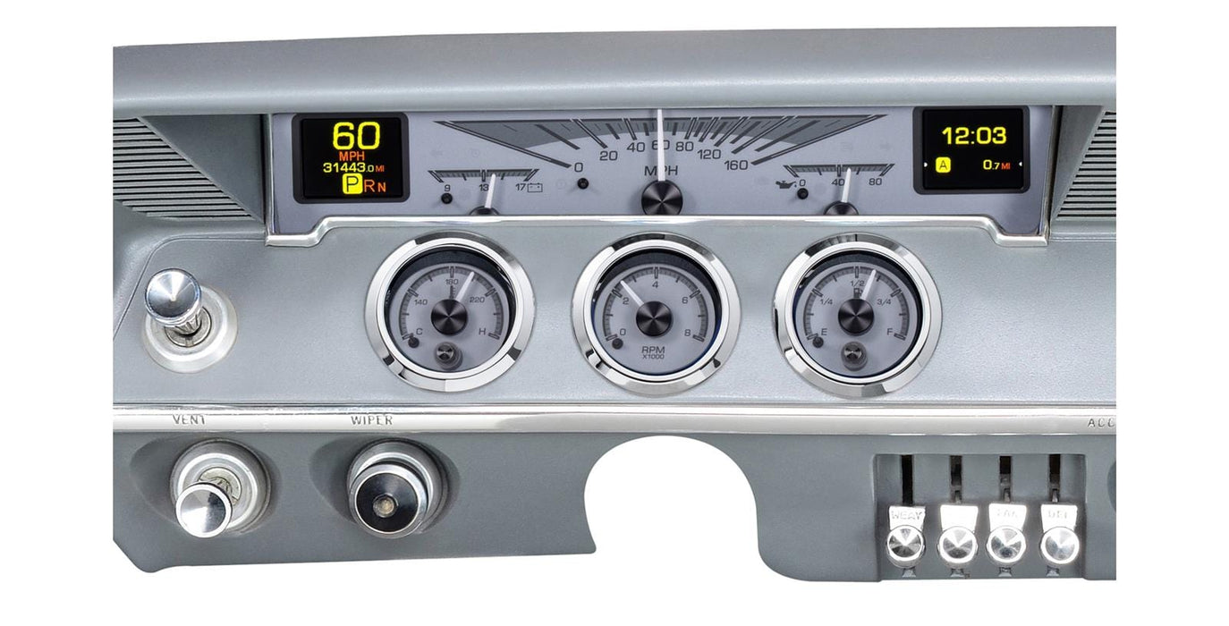 Dakota Digital Dakota Digital HDX Direct-Fit Analog Gauge Systems HDX-61C-IMP-S Autofit