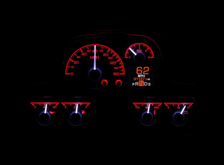 Dakota Digital Dakota Digital HDX Direct-Fit Analog Gauge Systems HDX-62T-FJ-S Autofit
