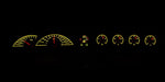 Dakota Digital Dakota Digital HDX Direct-Fit Analog Gauge Systems HDX-63C-IMP-K Autofit