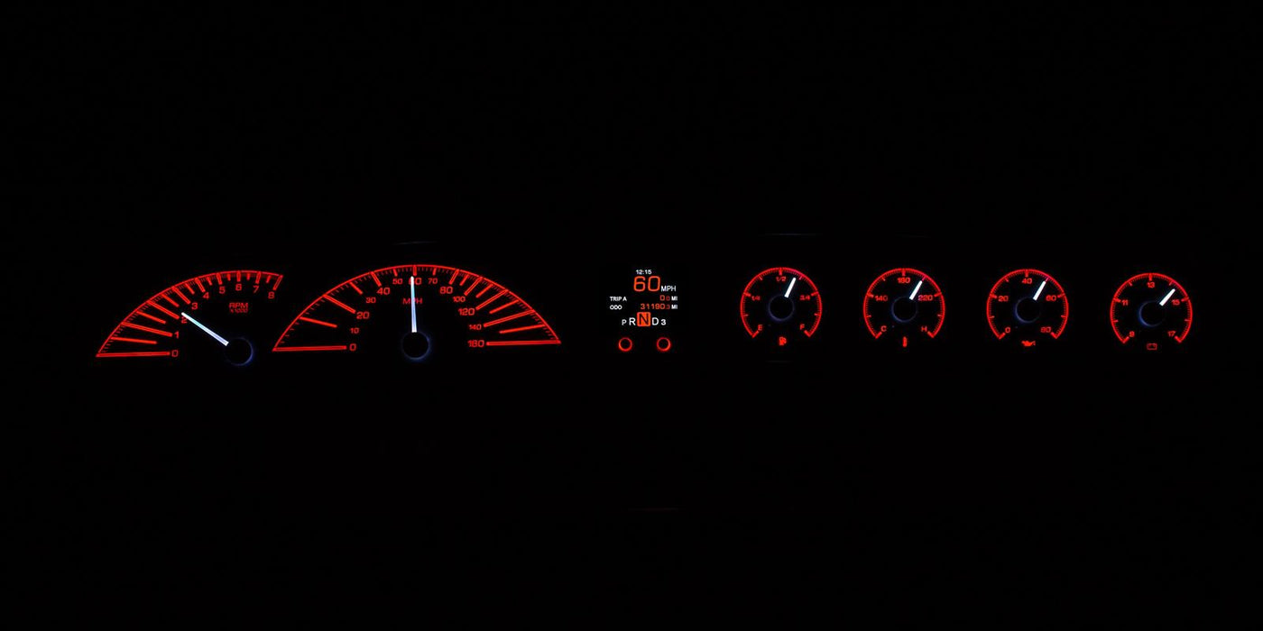 Dakota Digital Dakota Digital HDX Direct-Fit Analog Gauge Systems HDX-63C-IMP-K Autofit