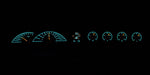 Dakota Digital Dakota Digital HDX Direct-Fit Analog Gauge Systems HDX-63C-IMP-K Autofit
