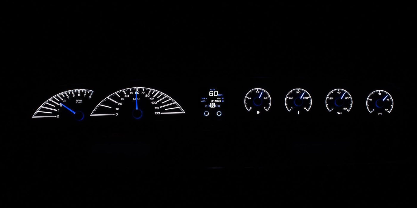 Dakota Digital Dakota Digital HDX Direct-Fit Analog Gauge Systems HDX-63C-IMP-S Autofit