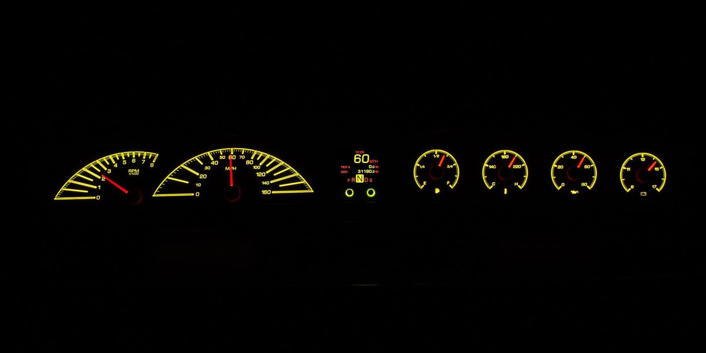 Dakota Digital Dakota Digital HDX Direct-Fit Analog Gauge Systems HDX-63C-IMP-S Autofit