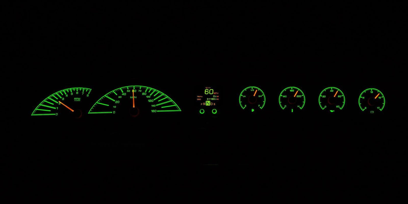 Dakota Digital Dakota Digital HDX Direct-Fit Analog Gauge Systems HDX-63C-IMP-S Autofit