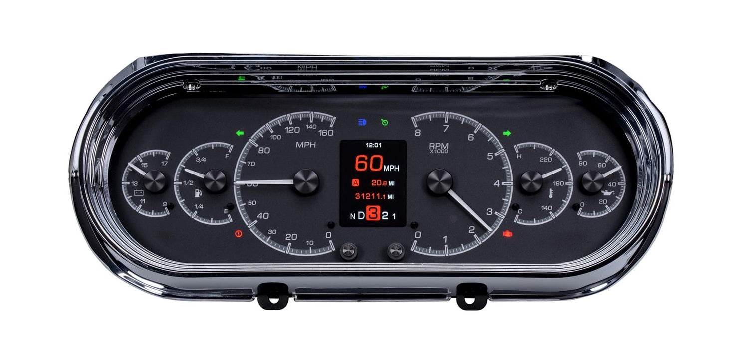 Dakota Digital Dakota Digital HDX Direct-Fit Analog Gauge Systems HDX-63C-NOV-K Autofit