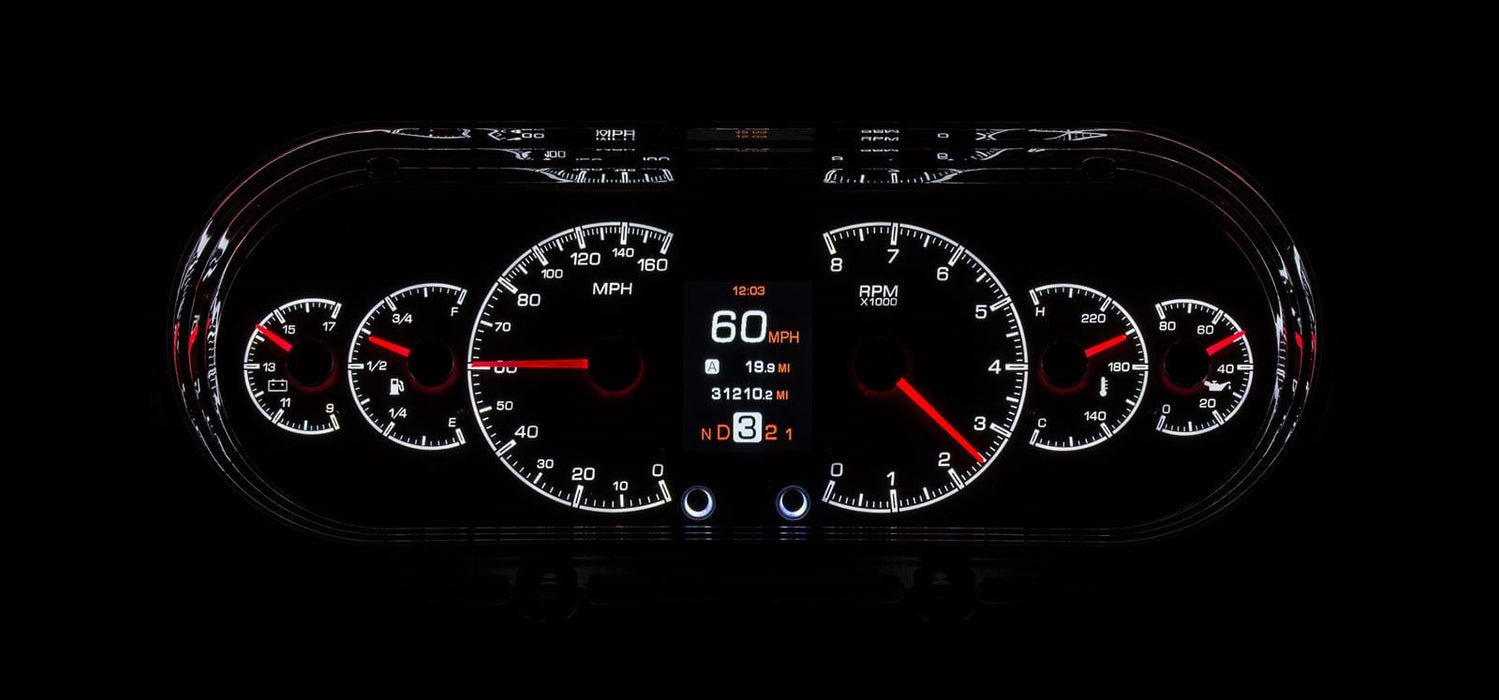 Dakota Digital Dakota Digital HDX Direct-Fit Analog Gauge Systems HDX-63C-NOV-K Autofit