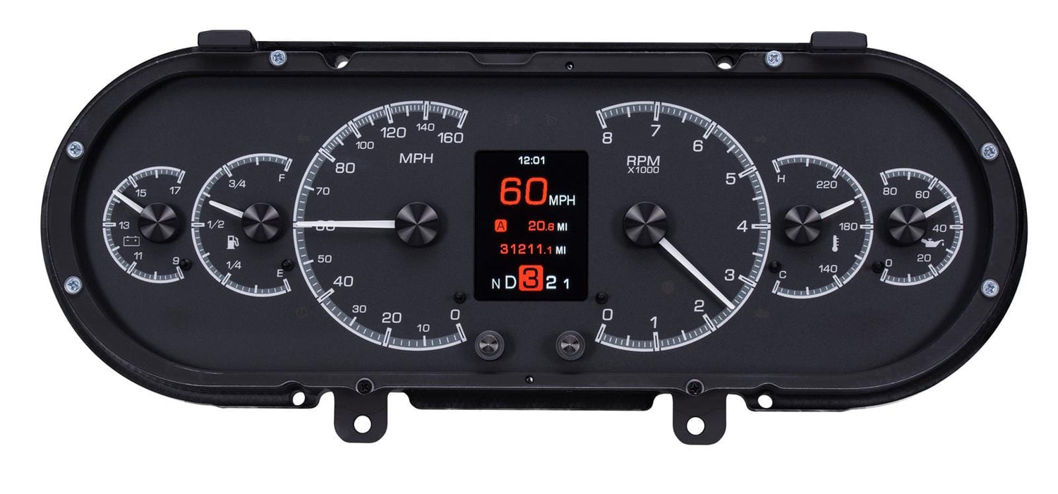 Dakota Digital Dakota Digital HDX Direct-Fit Analog Gauge Systems HDX-63C-NOV-K Autofit