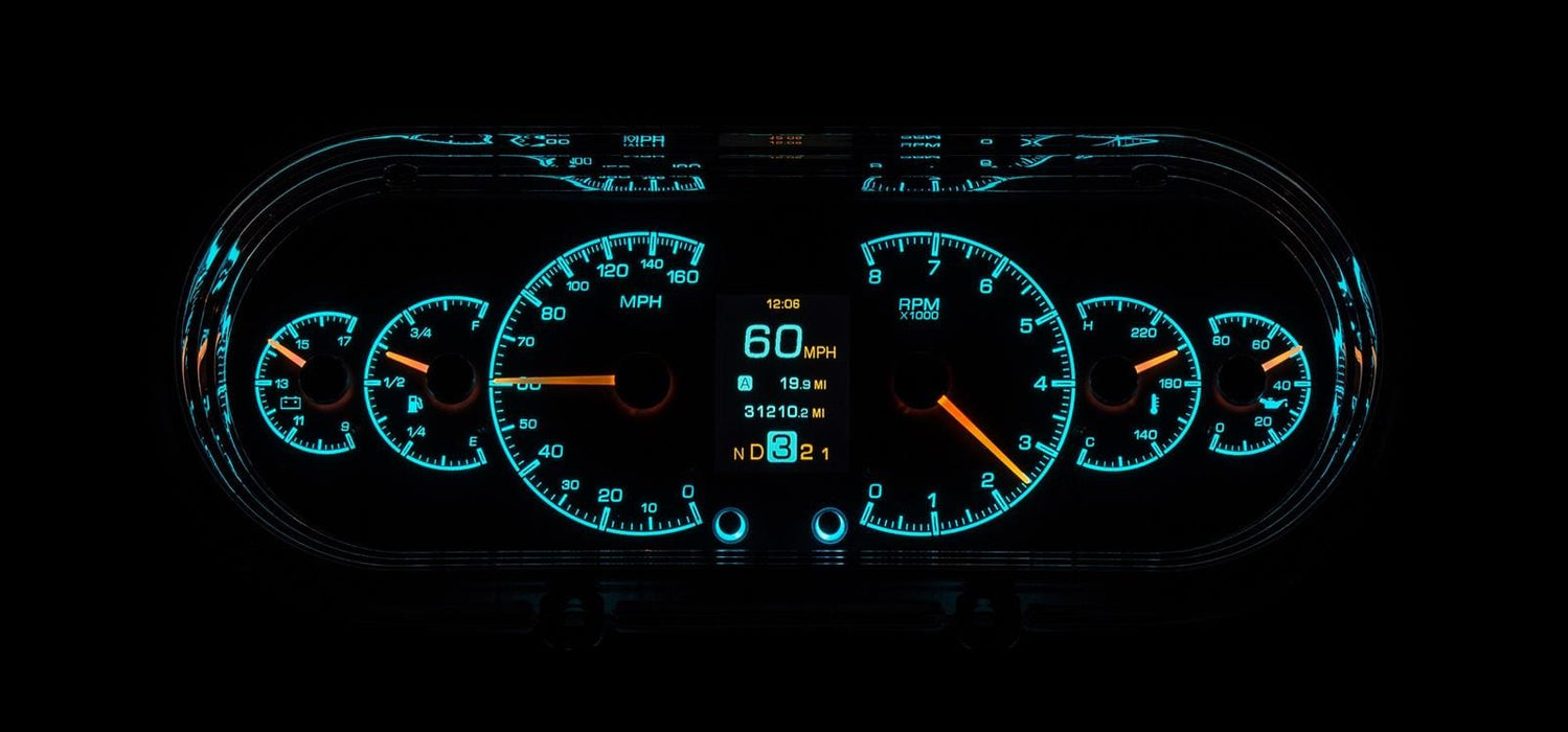 Dakota Digital Dakota Digital HDX Direct-Fit Analog Gauge Systems HDX-63C-NOV-K Autofit