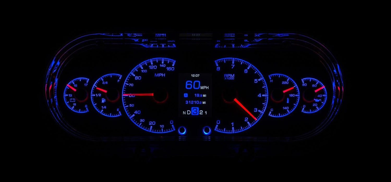 Dakota Digital Dakota Digital HDX Direct-Fit Analog Gauge Systems HDX-63C-NOV-K Autofit