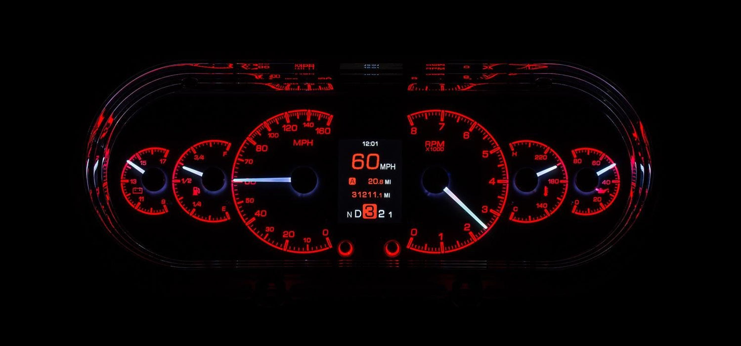 Dakota Digital Dakota Digital HDX Direct-Fit Analog Gauge Systems HDX-63C-NOV-K Autofit